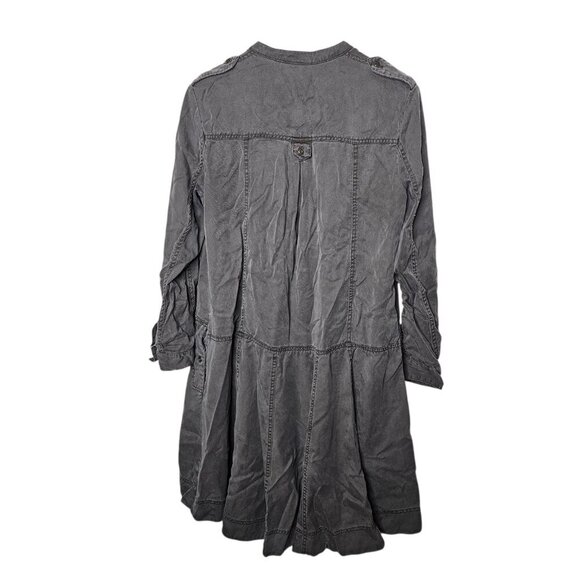 Anthropologie Holding Horses Mariona Shirt Dress Gray Size 6 - Picture 3 of 7